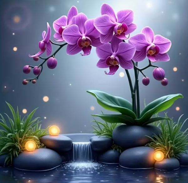 Diamond Painting Orchidee